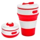 Чашка силіконова складна SILICON MAGIC CUP 350 мл Червона - изображение 1