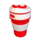 Чашка силіконова складна SILICON MAGIC CUP 350 мл Червона - изображение 7
