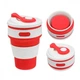 Чашка силіконова складна SILICON MAGIC CUP 350 мл Червона - изображение 8