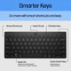 Клавіатура HP 350 Compact Multi-Device Bluetooth UA Black (692S8AA) - зображення 5