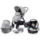 Візок Kinderkraft 3 в 1 Moov Gray (KKWMOOVGRY00NC) (5902533906949) - зображення 1