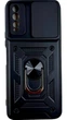Чохол Camshield з кільцем-підставкою на Vivo Y20S black - зображення 1
