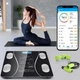 Умные напольные смарт весы электронные с приложением для смартфона bluetooth bathroom scale черный - изображение 12