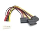 Кабель питания HDD 1xMolex to 3xSATA - изображение 1