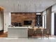 Дизайнерский Кухонный обеденный стол из натурального дерева Loft Design 240x60x75h Черный / Дерево ATL202 - изображение 4