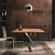 Дизайнерский Кухонный обеденный стол из натурального дерева Loft Design 220x80x75h Черный / Дерево ATL794 - изображение 11