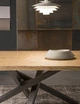 Дизайнерский Кухонный обеденный стол из натурального дерева Loft Design 220x80x75h Черный / Дерево ATL794 - изображение 8