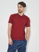 Футболка поло JOMA polo shirt bali ii burgundy s/s 2XL (100748.650) - изображение 1