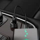 Автомобильное зарядное устройство 18W HOCO Z49A USB кабель Type-C - изображение 4