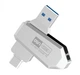 Флеш-накопичувач XO U50 32GB Type-c to USB OTG Silver - зображення 1