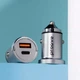 Автомобільний зарядний пристрій АЗП Proove Viraty Car Charger 45W (QC+PD) Type-C + USB (silver) - изображение 6