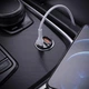 Автомобільний зарядний пристрій АЗП Hoco NZ2 Link 30W (Type-C + USB) (black) - изображение 7