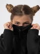 Детская ветровка на флисе для девочки 4F 4FJAW23TSOFF163-21S 122 см Черная (5904698475537) - изображение 3