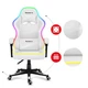 Компьютерное геймерское кресло HUZARO Force 4.4 WHITE RGB - изображение 5