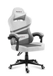 Ігрове крісло HUZARO FORCE 4.4 White Mesh Оббивка тканина Білий - зображення 1