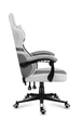 Ігрове крісло HUZARO FORCE 4.4 White Mesh Оббивка тканина Білий - зображення 5