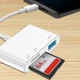 Перехідник з USB Type-C на USB 3.0 + SD/TF (3 в 1) Адаптер для USB-C на флешку і SD TF картрідер (485701) - зображення 6