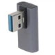 Переходник адаптер угловой USB 3.0 M/F 10Gbps Graphite (48567) - изображение 8