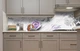 Кухонный фартук на стену Кофе и Розы (наклейка для кухни ПВХ пленка скинали) абстракция Напитки Серый 60х200 см - изображение 3