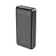Повербанк на 20000mAh із швидкою зарядкою BOROFONE Incredible power bank (1USB/1Type-C, 20W/3A, PD/QC). Black - зображення 1