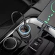 Автомобільний зарядний пристрій HOCO NZ8 Sprinter 43W dual port PD25W+QC3.0 car charger set(Type-C to Type-C) Brown - зображення 3