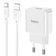 Зарядное устройство HOCO C106A 2.1A USB Single Port с кабелем USB to Type-C белый (49C8E23C50B2) - изображение 1