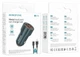 Автомобільне ЗУ з кабелем Lightning 1m BOROFONE BZ19 Wisdom dual port car charger Sapphire Blue BZ19LSU - зображення 3