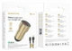 Автомобільний зарядний пристрій BOROFONE BZ19A Wisdom single port QC3.0 car charger set(Micro) 18W Gold - изображение 3