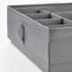 Ящик IKEA SKUBB з відділенням 44 x 34 x 11 см Темно-сірий (50400005) - зображення 5