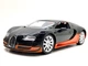 Машина на радіокеруванні Bugatti Veyron інерційна масштаб 1:12 Чорна з помаранчевим (M 4915) - зображення 1