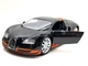 Машина на радіокеруванні Bugatti Veyron інерційна масштаб 1:12 Чорна з помаранчевим (M 4915) - зображення 2