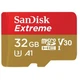 Карта памяти sandisk 32gb microSDHC v30 a1 uhs-i u3 4k Extreme (sdsqxaf-032g-gn6ma) - изображение 2