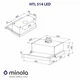 Витяжка Minola htl 514 wh led - зображення 7