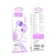 Наушники проводные Hoco Discoverer universal earphones with mic M107 purple - изображение 2