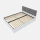Кровать двуспальная&nbsp;КЛ-1600&nbsp;Everest Лайт 160х200&nbsp;Нимфея альба/Серый (ЛДСП/ткань) (ламельный каркас/без матраса) - изображение 2