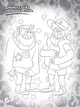 Детская раскраска с наклейками. Герои: Дисней, Гравити Фолз, Мейбл и Пухля 1271014 3989283 - изображение 3