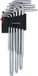Набор Г-образных ключей Haisser 48115 TORX T10-50 удлиненных 9 шт (BP102897) - изображение 1