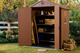 Пластиковий сарай Darwin 6 × 4 коричневий госпблок Keter 249364 - изображение 5