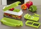 Багатофункціональна овочерізка Nicer Dicer Plus терка мультислайсер прес для нарізки подрібнювач овочів - зображення 6