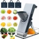 Мультислайсер Овощерезка Safe Slice Mandoline с контейнером многофункциональная Серая - изображение 1