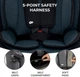 Автокресло KinderKraft Oneto 3 i-Size Graphite Black (KCONE300BLK0000) (5902533922161) - изображение 10