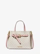 Cумка сэтчел женская Michael Kors Emilia Small Logo Satchel Молочный 739191bl - изображение 2