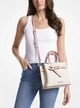 Cумка сэтчел женская Michael Kors Emilia Small Logo Satchel Молочный 739191bl - изображение 4
