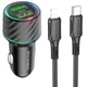 АЗУ Borofone BZ21 Brilliant 48W PD30W+QC3.0 (1Type-C/1USB) + Type-C to Lightning Black - 00000064383_1 - изображение 1