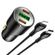 АЗУ Hoco NZ6 PD45W (2Type-C/1USB) + Type-C to Lightning Black - 00000064596_1 - изображение 5