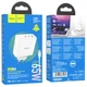 Мережеве зарядне (ЗЗП) Hoco N30 Glory PD65W (2Type-C/1USB) + Type-C to Type-C Білий - зображення 8