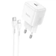 Сетевое зарядное устройство Hoco N32 Glory PD30W Type-C to Lightning White - изображение 1