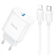 МЗП Hoco C104A PD 20W Type-C to Lightning - зображення 1