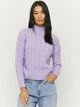 Свитер вязаный зимний женский Tally Weijl SPUPELASKY-FAR XS Фиолетовый (7612959793419) - изображение 1