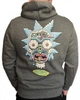 Толстовка мужская Glo-Story MPU-2669 Rick and Morty серый XL размер - изображение 2